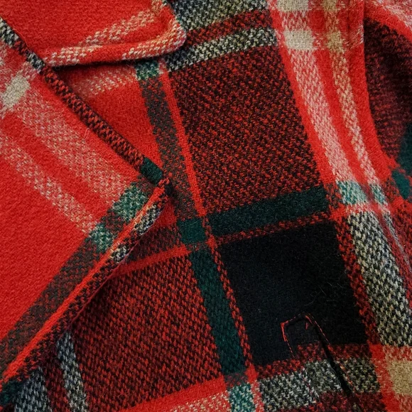 Vintage Ralph Lauren Country Check Plaid Chore Wool Jacket - Picture 5 of 12